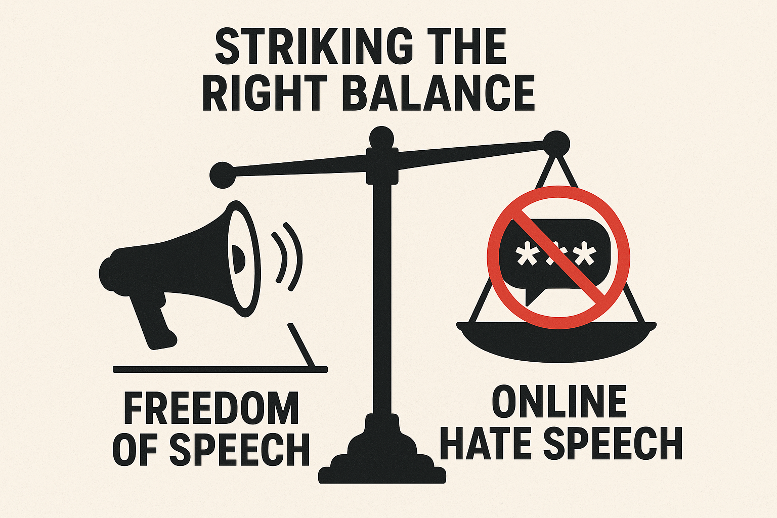 Free Speech vs. Online Hate: Finding the Legal Middle Ground