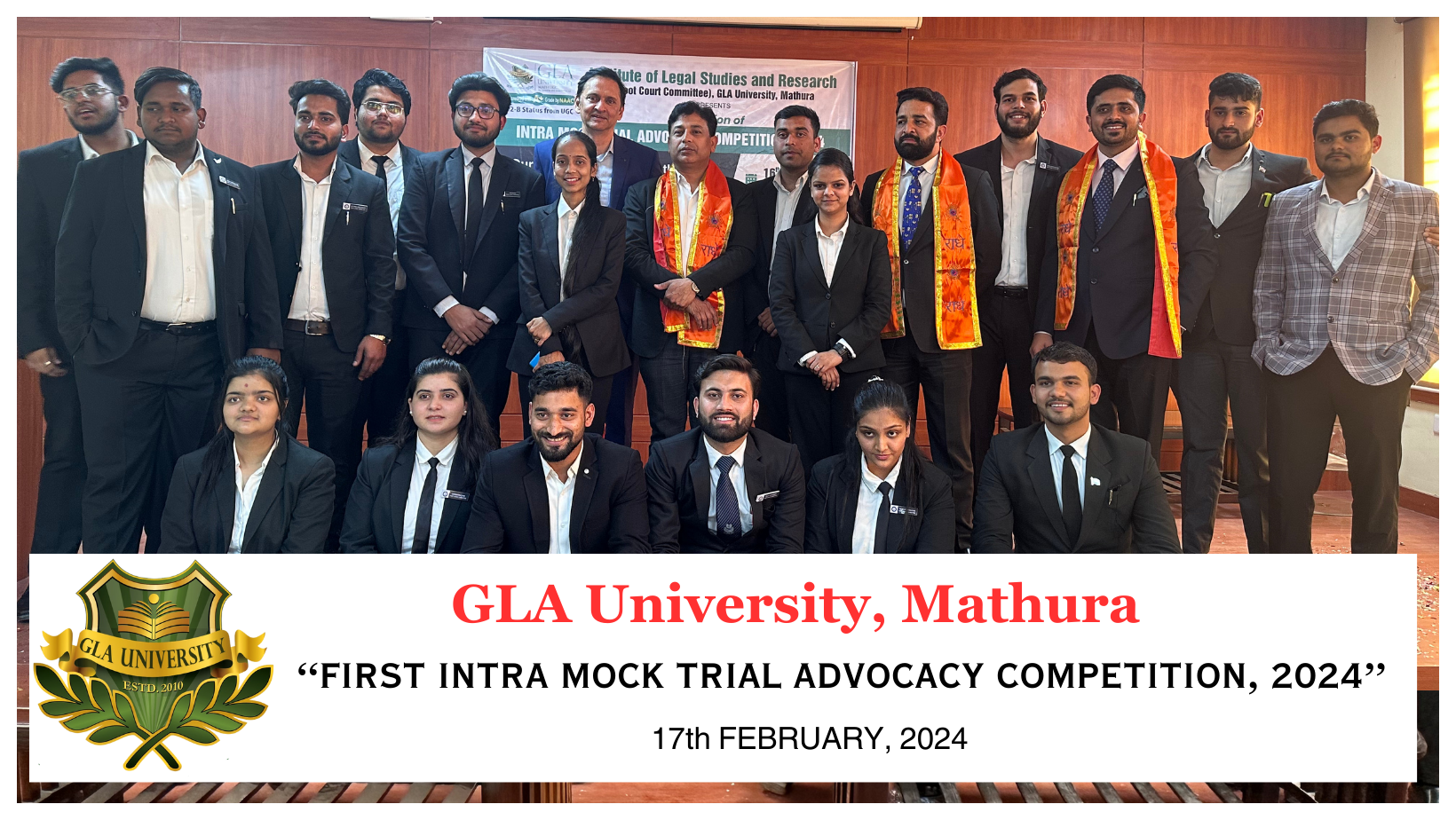 GLA University - 1st INTRA MOCK TRIAL ADVOCACY COMPETITION