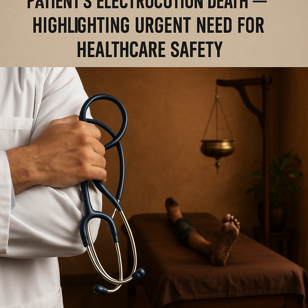 Bengaluru Ayurveda Clinic Held Accountable for Patient’s Electrocution Death — Highlighting Urgent Need for Healthcare Safety