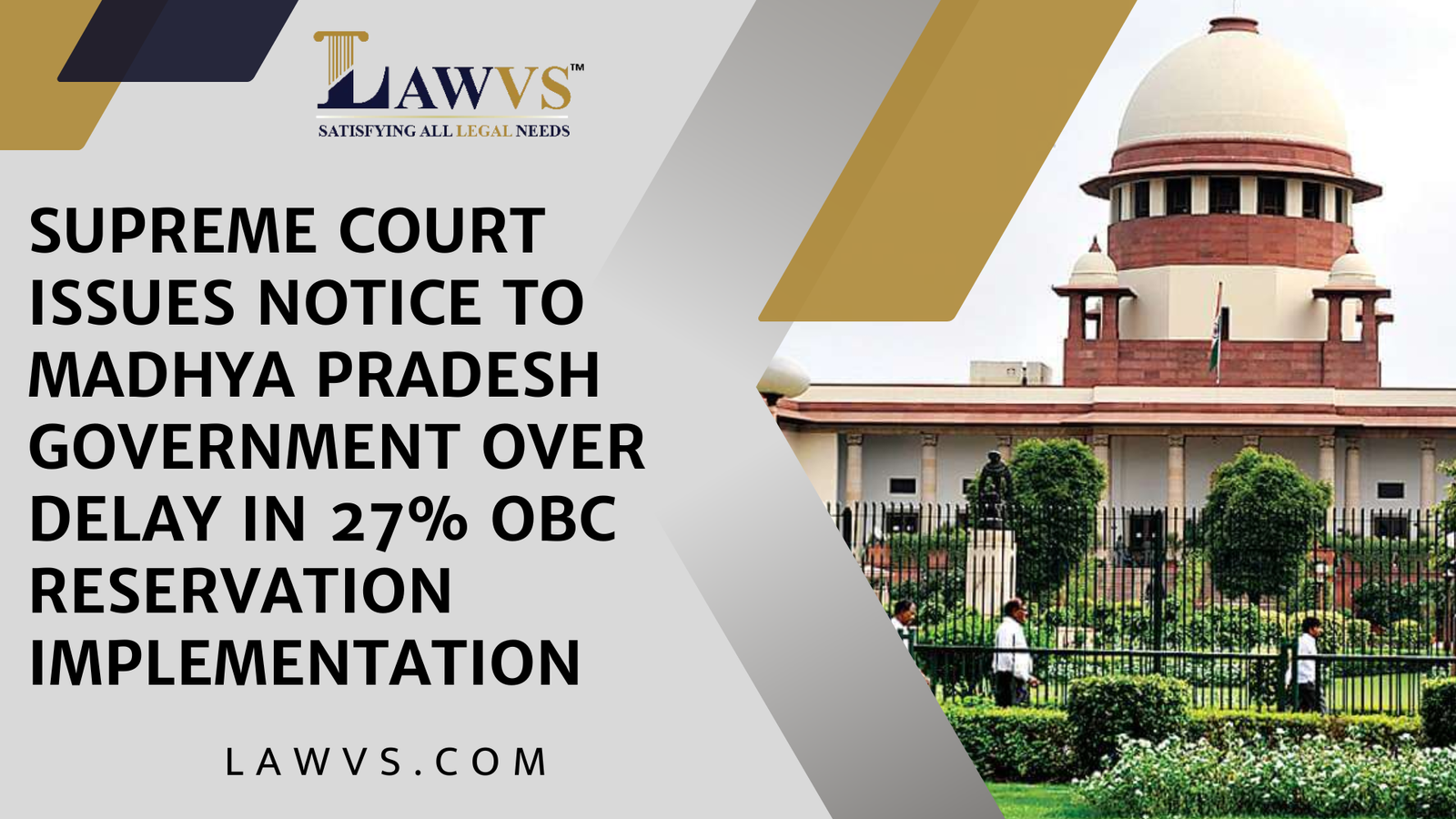 Supreme Court Issues Notice to Madhya Pradesh Government Over Delay in 27% OBC Reservation Implementation