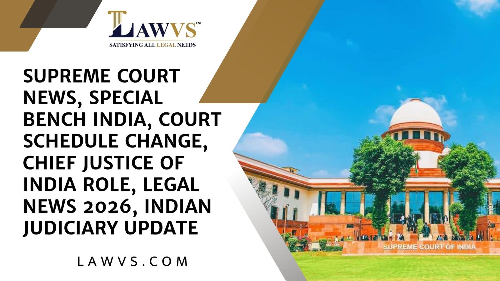 The Supreme Court’s March 25, 2026 notice reveals how administrative decisions like special bench formation and schedule changes shape daily judicial functioning.