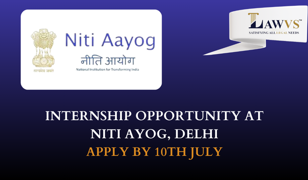Internship Opportunity At NITI Ayog :Apply by July 10                               