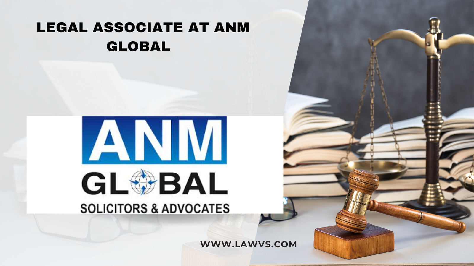 Legal Associate at ANM Global |Apply Now