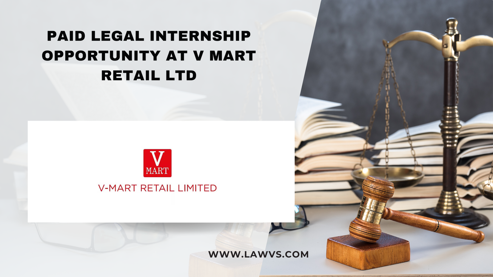Paid Legal Internship Opportunity at V Mart Retail Ltd: Apply Now!
